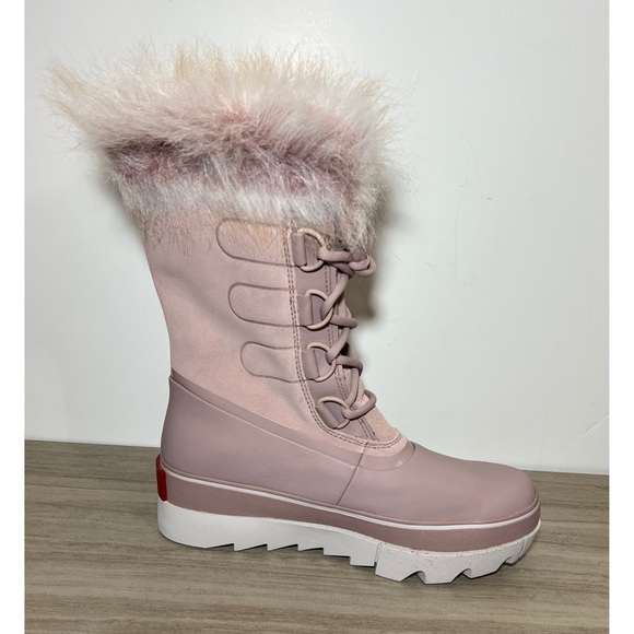 NEW Sorel Joan of Arctic Next Boots faux fur Pink Size 10 - Picture 5 of 13